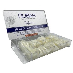 تیپ کاشت ناخن نوبار NUBAR شیری 500 عددی